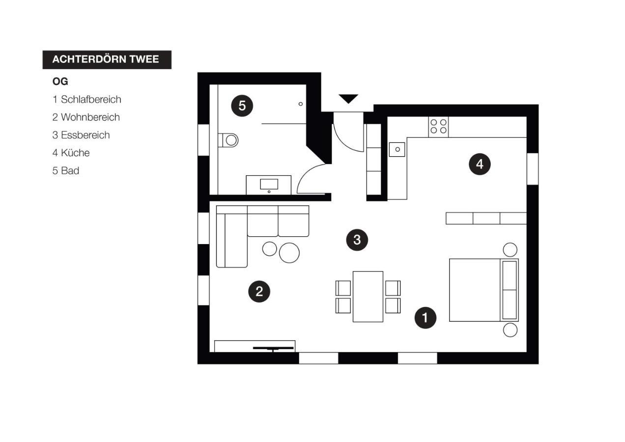 Apartmán Achterdoern Twee Fehmarn Exteriér fotografie
